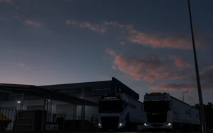 晚霞下的沃尔沃和斯堪尼亚 02.png