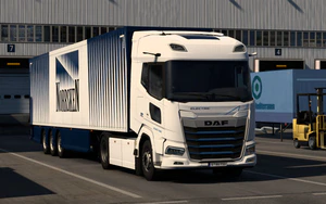 DAF(达夫）Electric 运送鲜鱼从法伦到利勒哈默尔等待出发.jpg