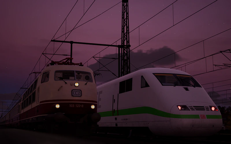 文件:在维尔茨堡的 DB BR 103 和 ICE 1.png