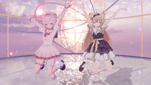 Eku 和巧克力在 iY MMD WORLD 跳 Newly Edgy Idols (1).png